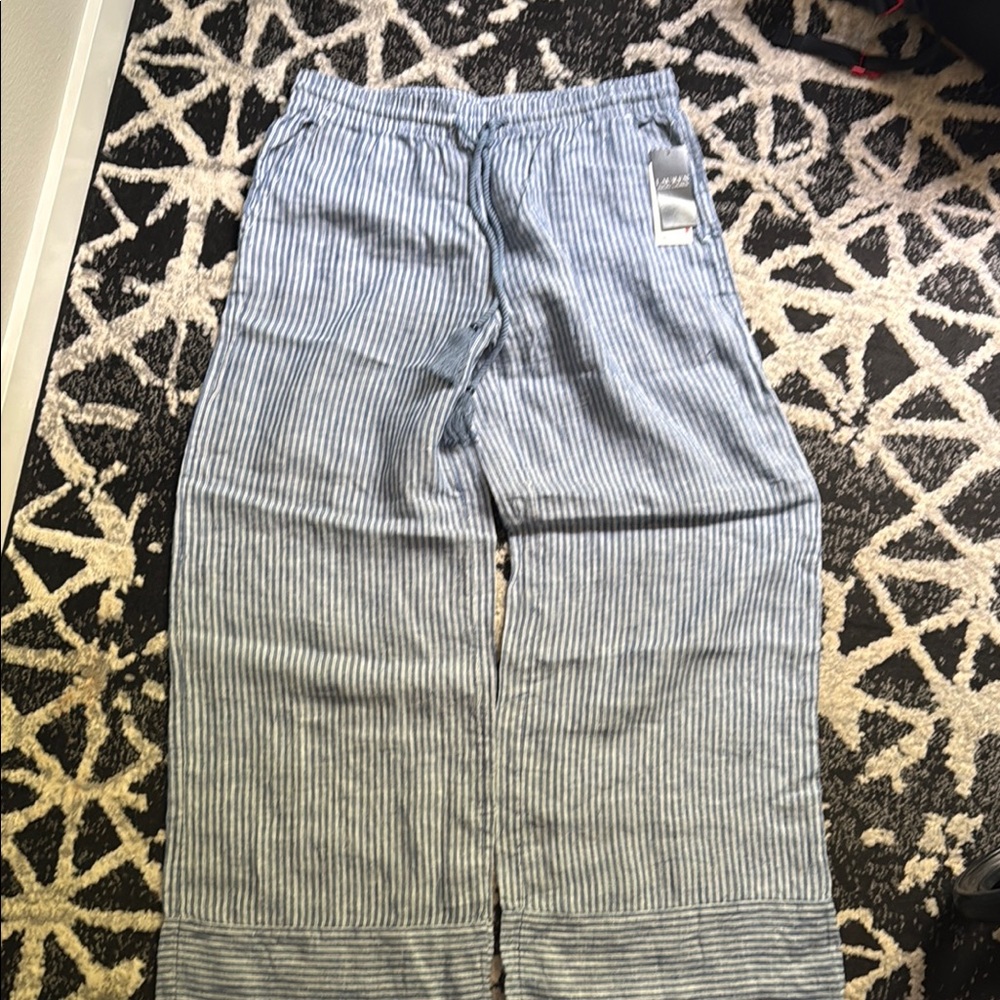 Ralph Lauren Blue Striped Pants